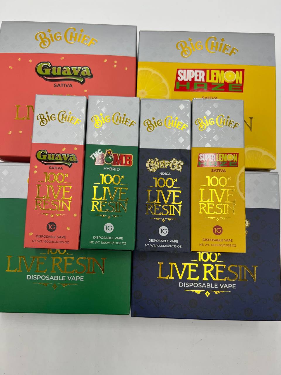 BIG CHIEF LIVE RESIN 1g DISPOSABLE